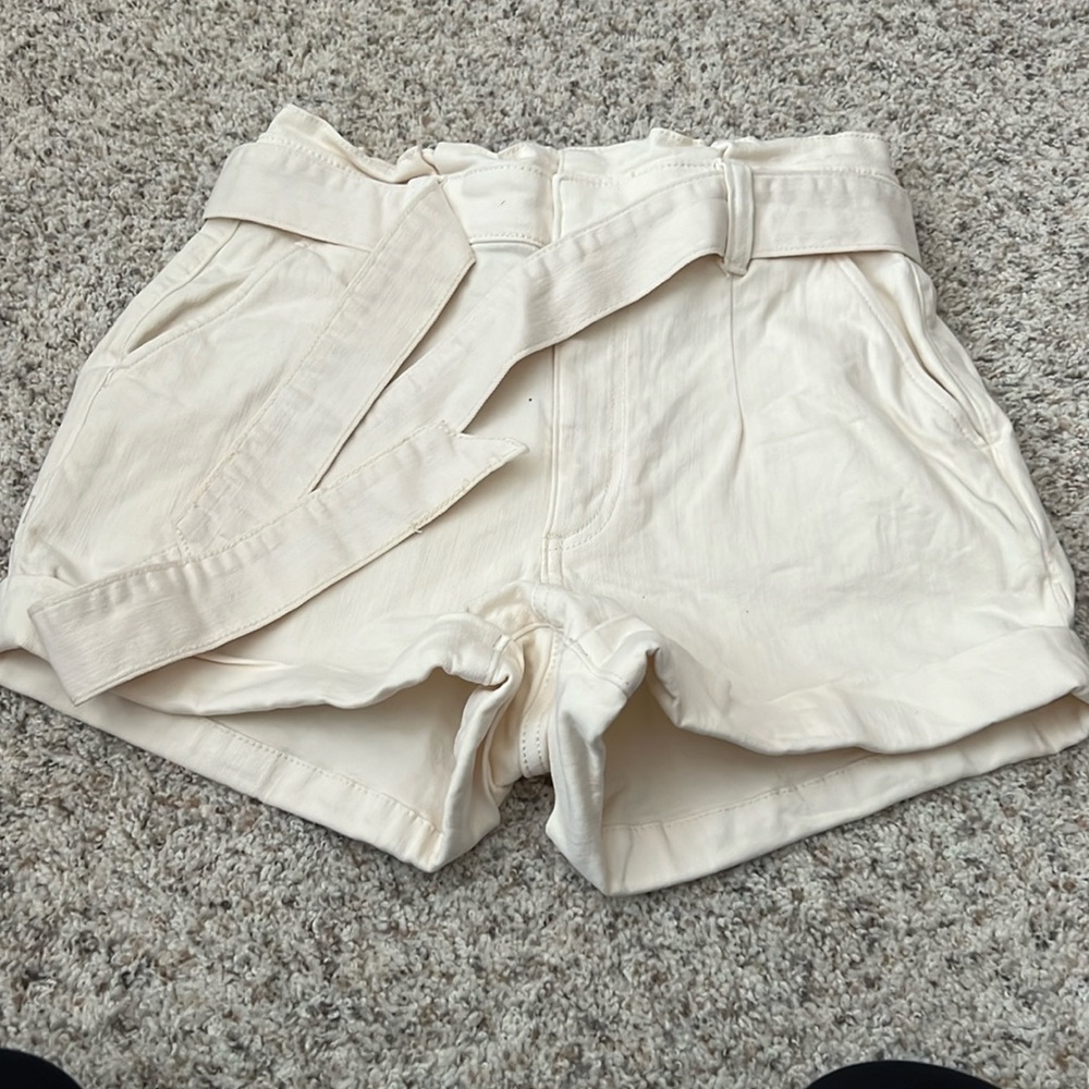 Express super soft extreme high rise short with belt